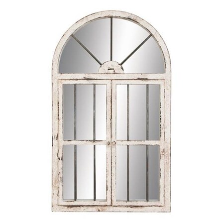 Perfectpillows 42 in. Arched Window Wall Mirror PE727893